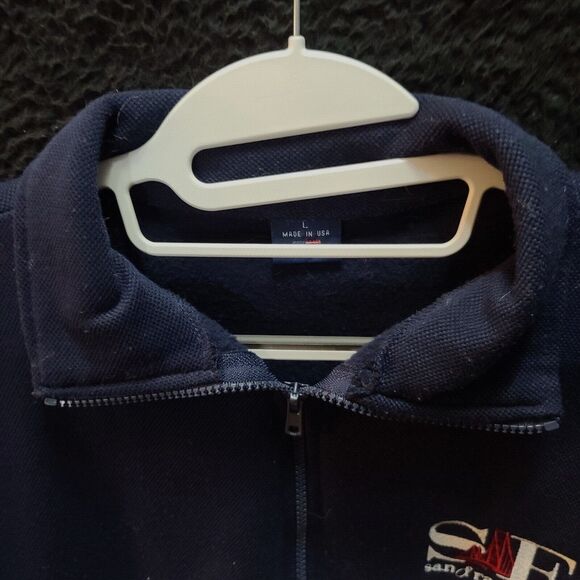 San Francisco Men's Sweatshirt Multi-Color Size Large Pullover Long Sleeve Zip - Picture 9 of 12